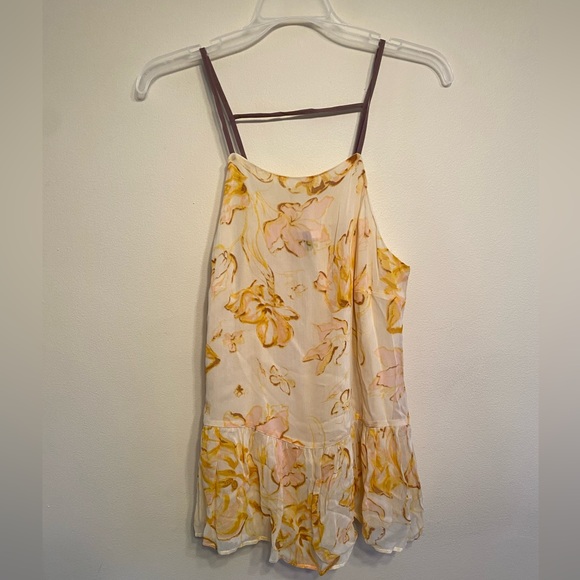 Anthropologie Tops - HD in Paris for Anthropologie Joselyn Floral Chiffon Tank Size M